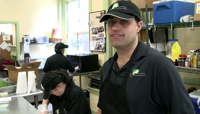 B Vocational ETC Food Service  Man smiling while in kitchen 700