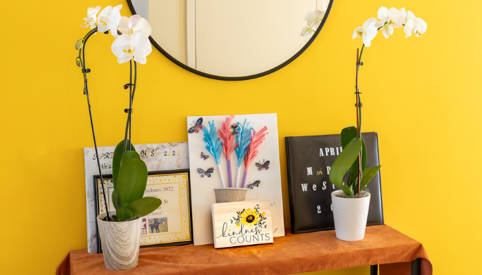 bright entryway in group home