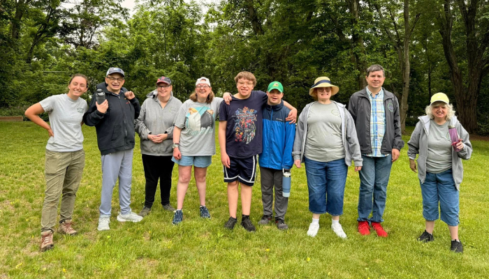 A group from Cravings in New Hampshire visits Farmer Kate at TILL Farms