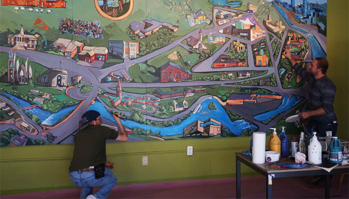 Painting mural