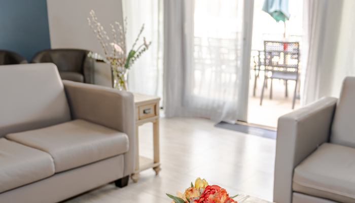 Accessible Living Room in Group Home
