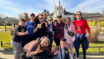 Group photo in England