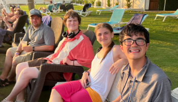 Group photo of Riverview students in Costa Rica