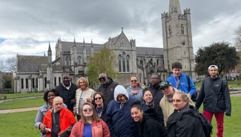 Group photo in Ireland
