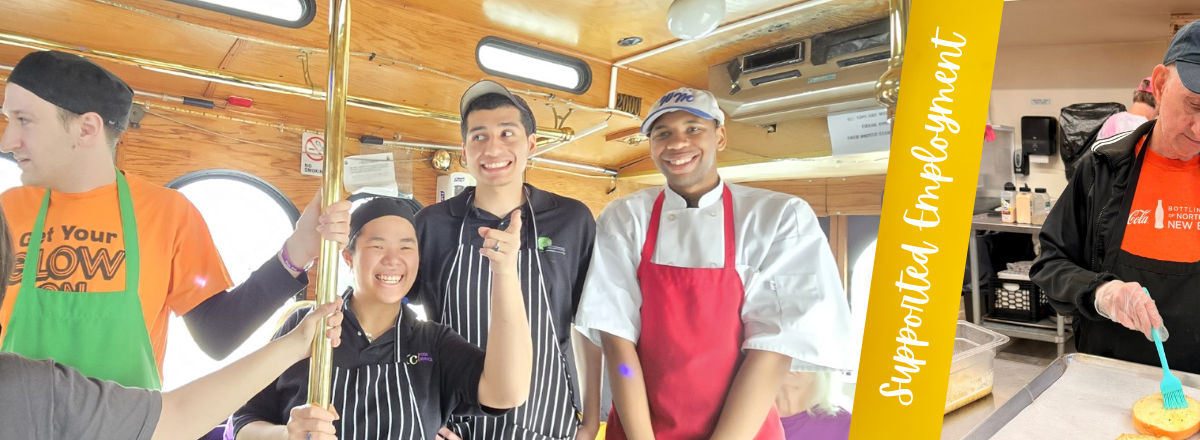 Kitchen trainees from ETC and Cravings Cafe